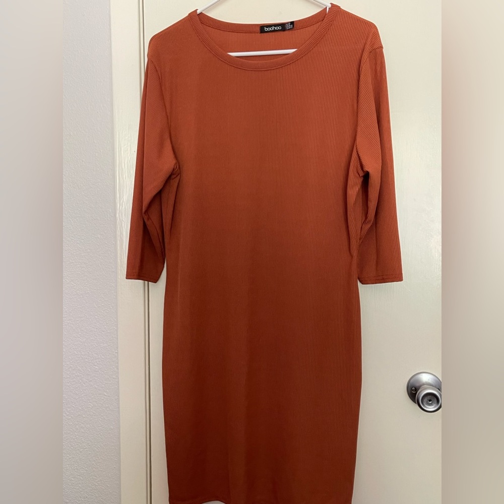 BooHoo bodycon dress.